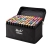 Markery alkoholowe touch zestaw 120 szt flamastry mazaki dwustronne etui