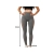 Legginsy damskie push up modelujące wysoki stan fitness siłownia szare s/m — zdjęcie 8