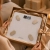 Waga łazienkowa elektroniczna 180 kg biała szklana LCD analityczna slim fit