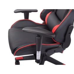 Fotel gamingowy kubełkowy obrotowy biurowy gracza