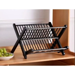 Suszarka do naczyń dwupoziomowa ociekacz tacka składana stojąca duża