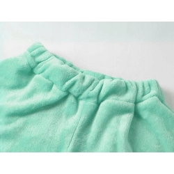 Ciepła piżama damska dwuczęściowa z kapturem miękka pluszowa krótkie xl