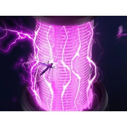 Lampa na komary owadobójcza uv led wisząca akumulatorowa 2 tryby z lampką