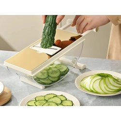 Szatkownica tarka do warzyw ręczna krajalnica wielofunkcyjna 6 ostrzy