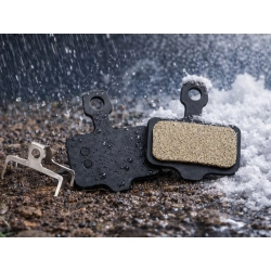 Klocki okładziny hamulców tarczowych tarczowe rowerowe do roweru zestaw