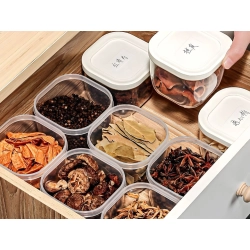 Pojemnik na żywność z pokrywką hermetyczny organizer do kuchni 500ml 0,5l