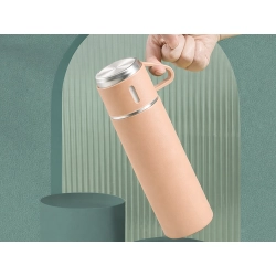 Termos 400ml z 3 kubkami ze stali nierdzewnej