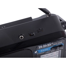 Radio kuchenne przenośne budowlane na baterie antena retro ręczne fm am