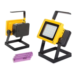 Halogen lampa przenośny led 20 smd 100w akumulator