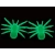 Pająk halloween 2 szt duże dekoracja straszne pająki 11cm fluorescencyjny