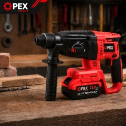 Młotowiertarka akumulatorowa OPEX TOOLS OPX28008 21V 2x 3.0Ah SDS+