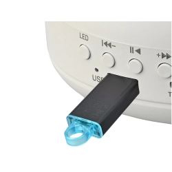 Lampka nocna led projektor gwiazd rzutnik zorza nieba głośnik bluetooth