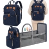 Plecak wielofunkcyjny z łóżeczkiem USB organizer duży pojemny mommy bag Verk Group