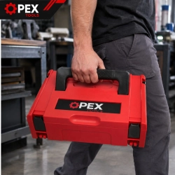 Szlifierka kątowa akumulatorowa bezszczotkowa OPEX TOOLS 21V 2x 3.0Ah 125 mm