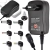 Zasilacz uniwersalny regulowany 3V-12V z 6 końcówkami DC, 30W, Verk Group