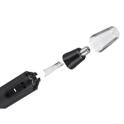 Trymer do nosa uszu depilator włosów golarka stylizacja brody brwi 3w1