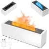 Nawilżacz powietrza LED USB ultradźwiękowy z efektem płomienia i aromaterapią