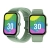 Smartwatch zegarek damski męski gumowy pasek sport bluetooth rozmowy zieleń