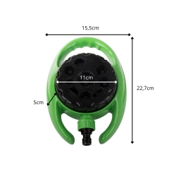 Zraszacz ogrodowy 9 funkcji obrotowy 360 podlewanie ogrodu naziemny divodv