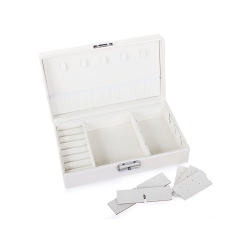 Szkatułka kuferek na biżuterię organizer kolczyki