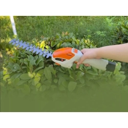 Nożyce do trawy krzewów akumulatorowe sekator przycinarka do żywopłotu 2w1