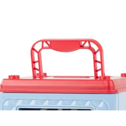 Skarbonka sejf bankomat na kod dostępu banknoty monety pieniądze kod pin