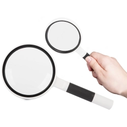 Lupa klasyczna szkło powiększające soczewka 75 4x