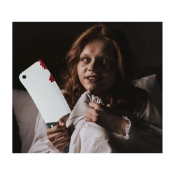 Krwawy tasak do kostiumu mordercy zabójcy psychopaty nóż bróń na halloween