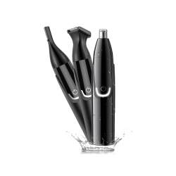 Trymer do nosa uszu depilator włosów golarka stylizacja brody brwi 3w1 aku