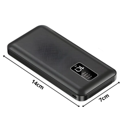 Powerbank power bank 10000 mah usb-c usb microusb lighting kable wbudowane