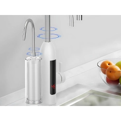 Przepływowy podgrzewacz wody 3000w z filtrem kran bateria kuchenna lcd
