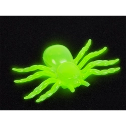 Pająk halloween 2 szt duże dekoracja straszne pająki 11cm fluorescencyjny