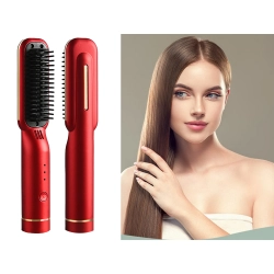 Prostownica szczotka do prostowania włosów 2w1 elektryczna bezprzewodowa