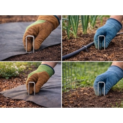 Szpilki do mocowania agrowłókniny i agrotkaniny 15 cm - 10 szt.