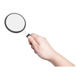 Lupa klasyczna szkło powiększające soczewka 75 4x