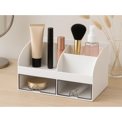 Przybornik organizer na biurko półki na kosmetyki drobiazgi szuflady szafka
