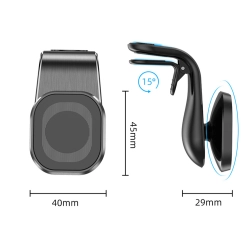 Uchwyt samochodowy magnetyczny do telefonu kratki