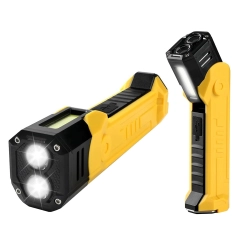Lampa warsztatowa latar led cob akumulatorowa z magnesem hak mocna
