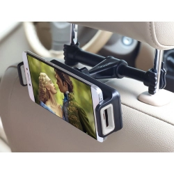 Uchwyt samochodowy na tablet telefon zagłówek