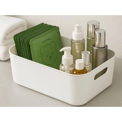 Pojemnik do przechowywania organizer kosz z uchwytami uniwersalny 18x25 cm