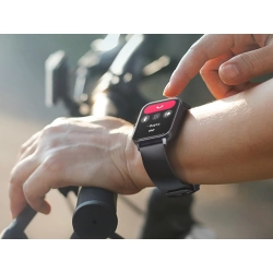 Smartwatch zegarek damski męski gumowy pasek sport bluetooth rozmowy różowy