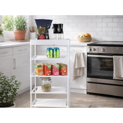 PÓŁKA NA BUTY OBUWIE ORGANIZER SZAFKA STOJAK REGAŁ 5 PÓŁKI DO ŁAZIENKI - zdjęcie 6