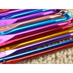 Zestaw szydełek szydełka 12 sztuk do szydełkowania 2 - 8 mm komplet