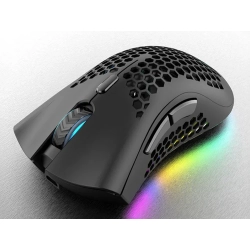 Myszka bezprzewodowa 2,4 ghz mysz do laptopa sensor optyczny podświetlenie