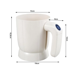 Sitko do przesiewania mąki przesiewacz kuchenny cedzak elektryczny pojemny