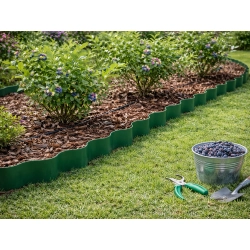 Obrzeże trawnikowe 9m x 20cm faliste zielone — zdjęcie 12