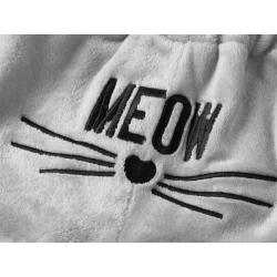 Ciepła piżama damska dwuczęściowa z kapturem miękka pluszowa krótkie xl