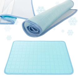 Poszewka chłodząca na poduszkę 60x40 jednostronna żelowa mata na noc