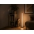 Lampa podłogowa LED RGB 50 cm sterowana pilotem czarna USB 7 kolorów