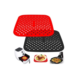 Wkład podstawka do frytownicy air fryera silikonowy kwadratowy 21cm